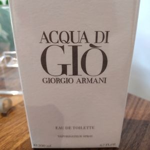 Men's Aqua DI Gio Cologne. Brand New Still Sealed 6.7oz
